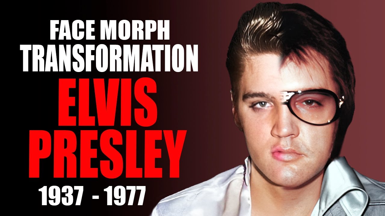 Elvis Presley - Transformation (Face Morph Evolution 1937 - 1977)