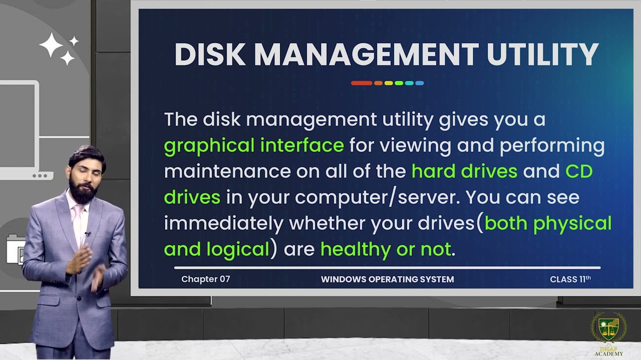 Disk Management( Part 02 ) | 11TH COMPUTER SCIENCE | CHP 07 | LECTURE NO 7.6