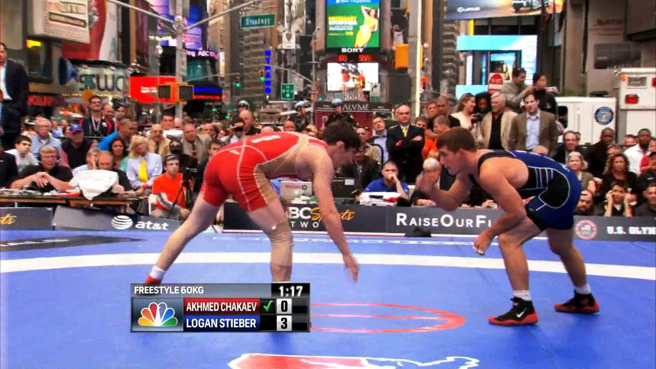 2012 Beat the Streets - 60KG - Logan Stieber (USA) vs Akhmed Chakaev (RUS)