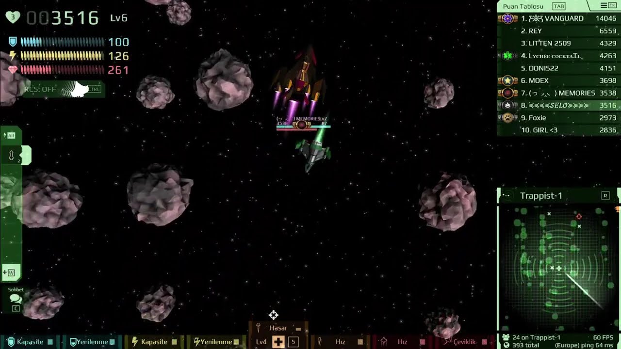 Massacre with the Condor spaceship in Starblast.io Survival Mode