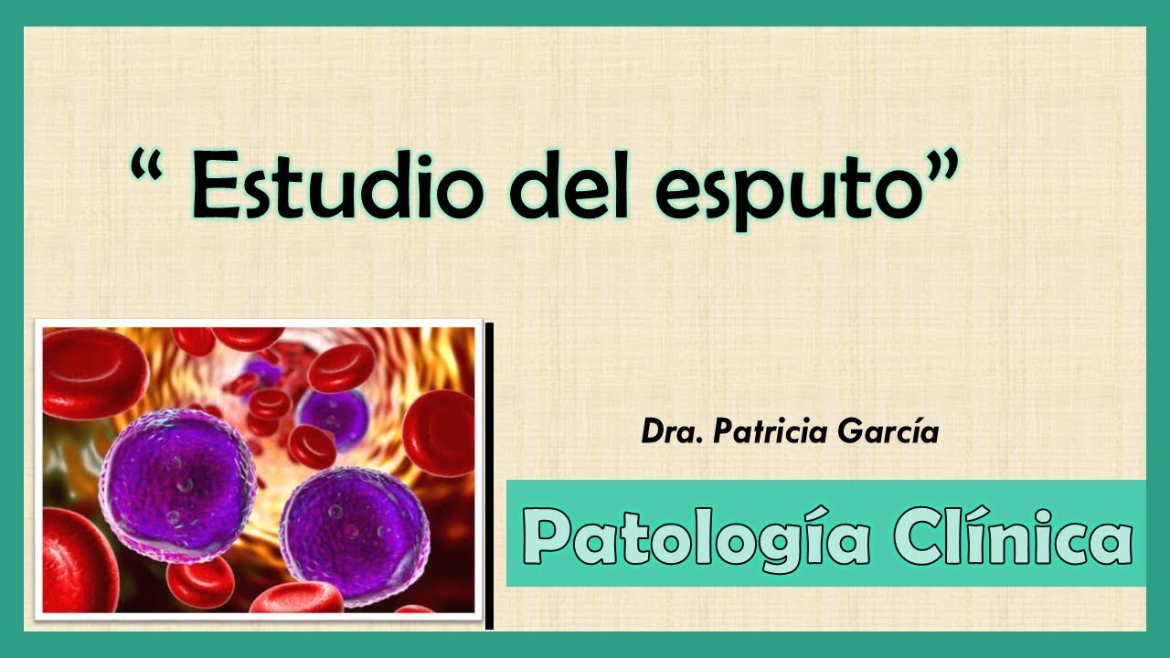 Estudio del esputo