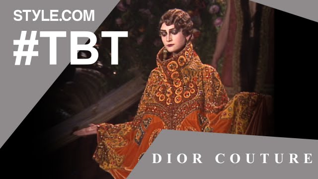 John Galliano Stages a Grand Opera for Dior Couture - #TBT with Tim Blanks - Style.com
