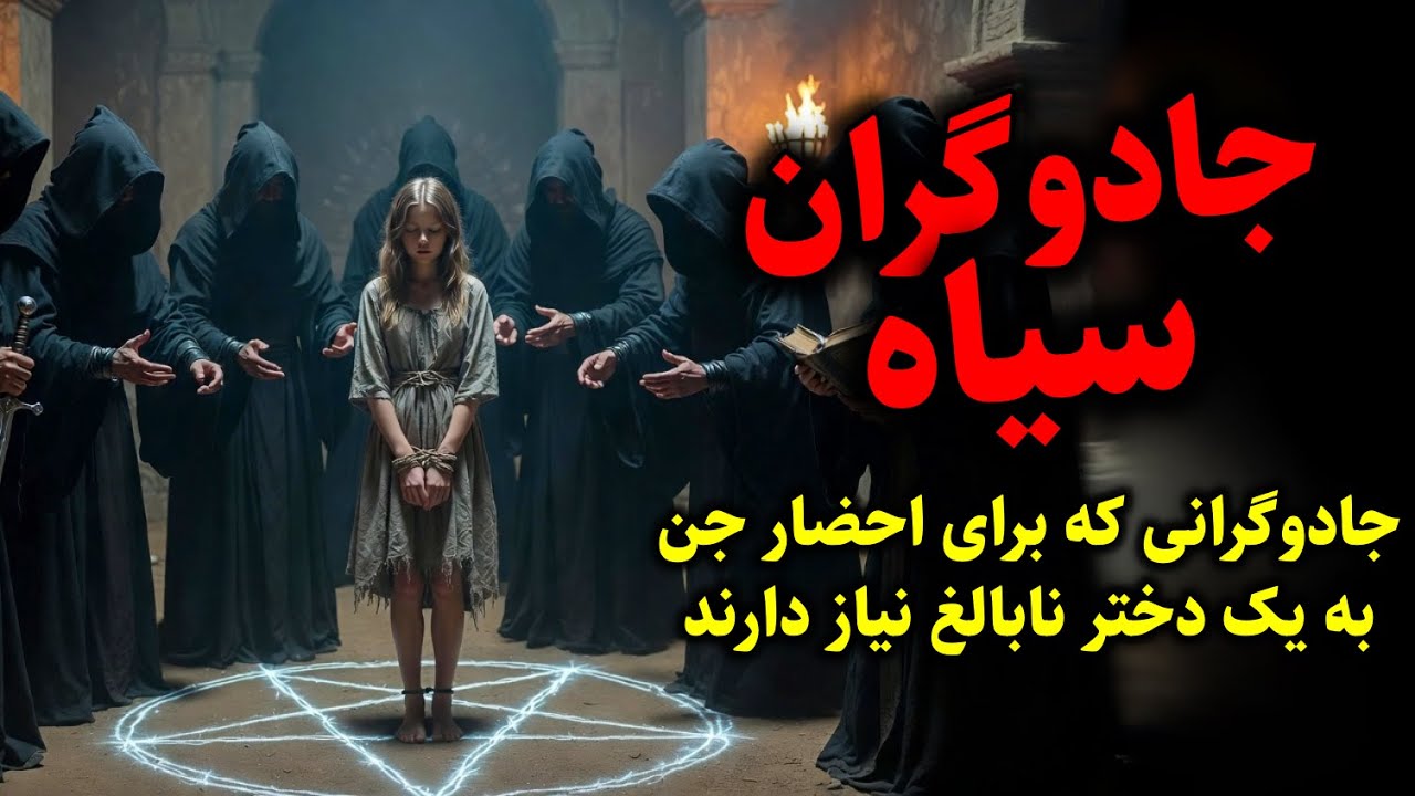 جادوگران سیاه | جادوگرانی که برای احضار جن به یک دختر نابالغ نیاز دارند