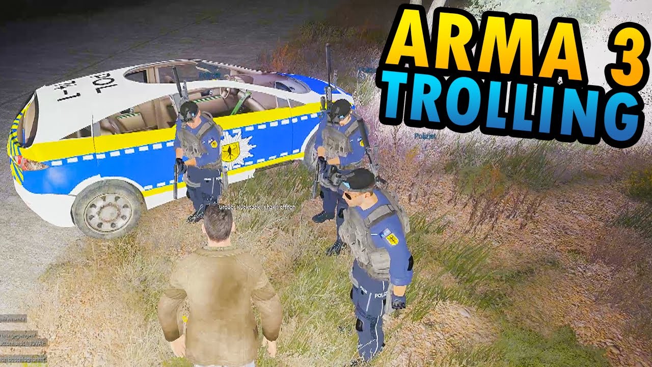 Arma 3 Altis Life - POLIZEI TROLLING in der QUARANTÄNEZONE - Deutsch
