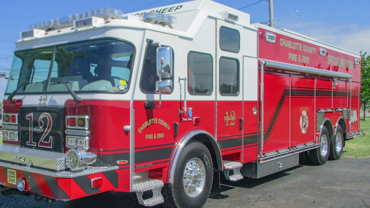Walk Around of Charlotte County Fire & EMS Heavy Rescue - SO144239