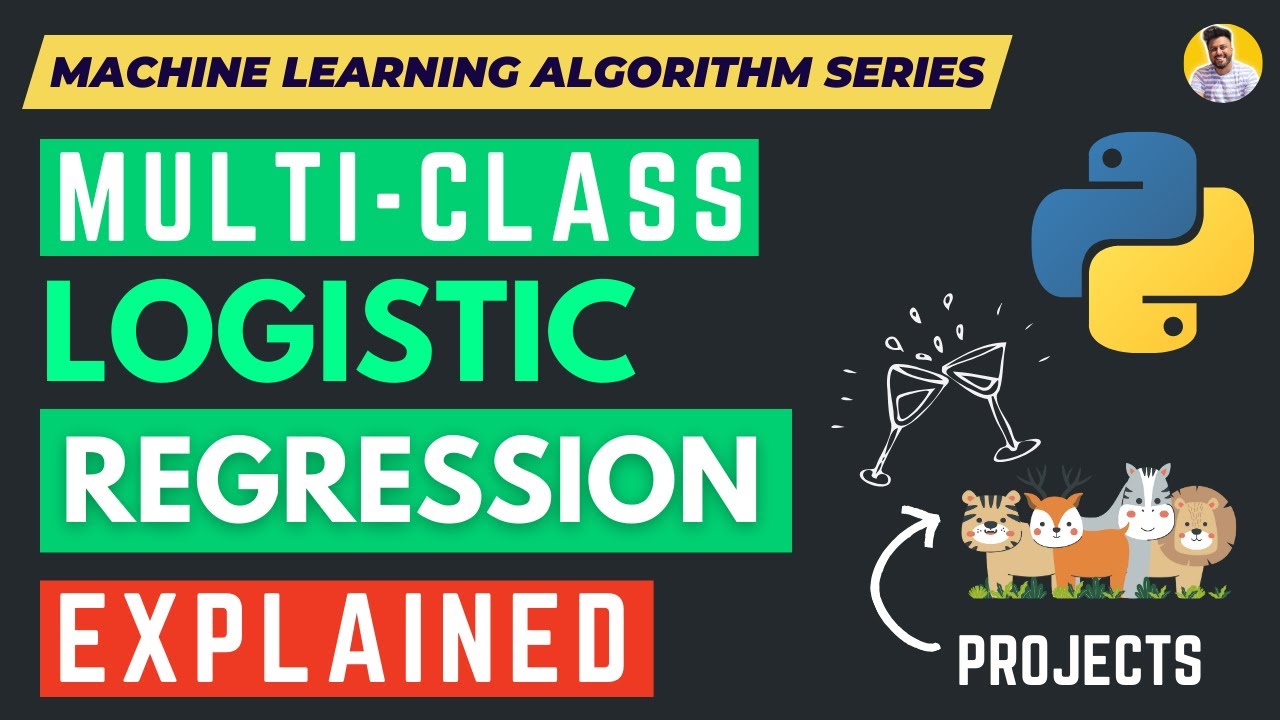 Multinomial Logistic Regression[ Explained ] Animal Species and Glass Prediction Project with Python