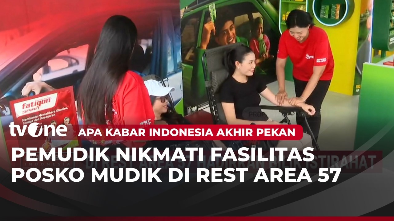 Mudik Lebaran 2026, Posko Fatigon Spirit Hadir di Rest Area Km 57 | AKAP tvOne