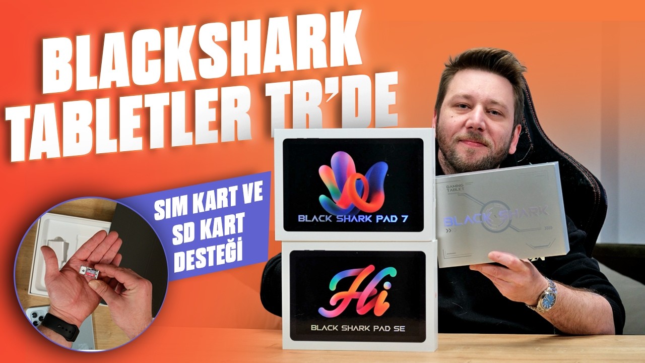 Black Shark tablets are available in Turkey (with SIM card support!).