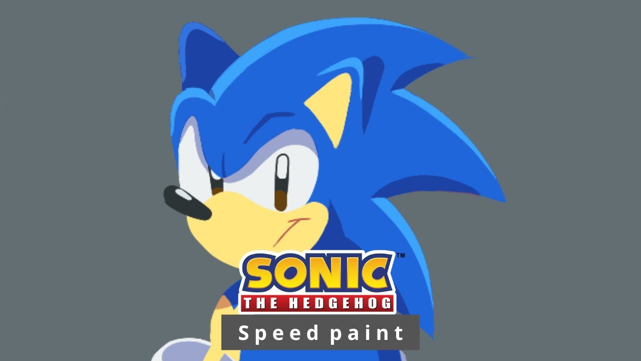 Classic Sonic // Speedpaint // Sonic the Hedgehog