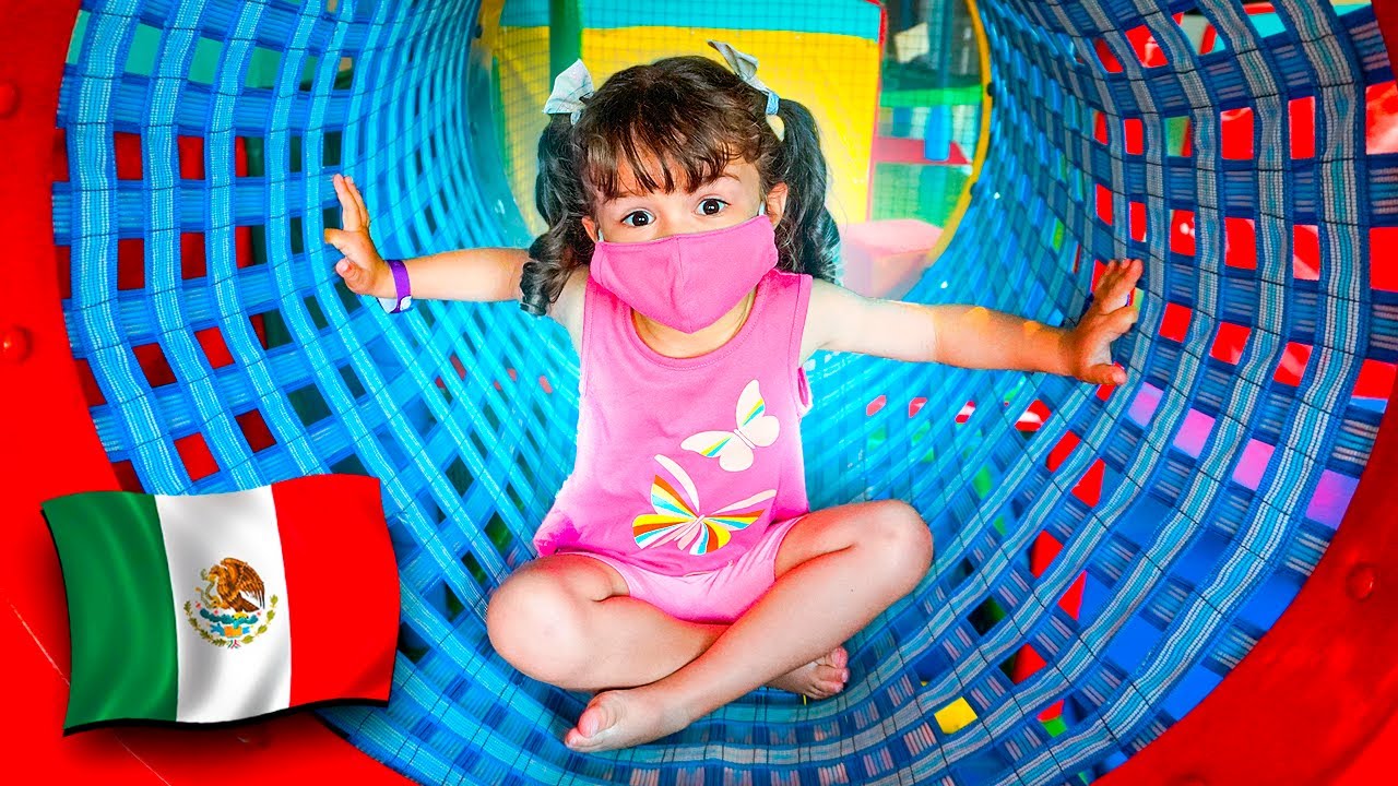 PARQUINHO INFANTIL EM CANCÚN NO MEXICO KIDS ACTIVITIES VIDEO MAGAZINE - Família Brancoala