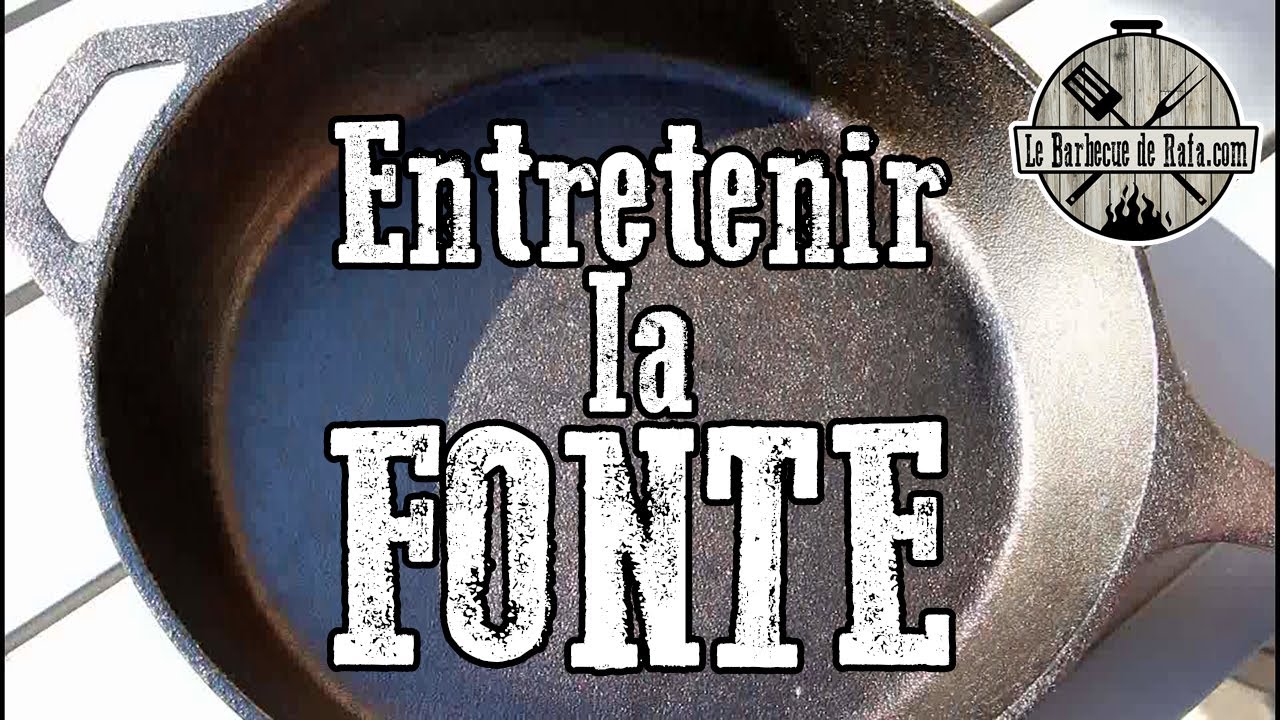 Comment culotter une poele en fonte ? 🍳🍳