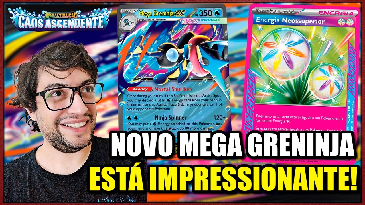 Mega Greninja Chegou! Está FORTE no Meta? | React Tabletop Pokémon TCG