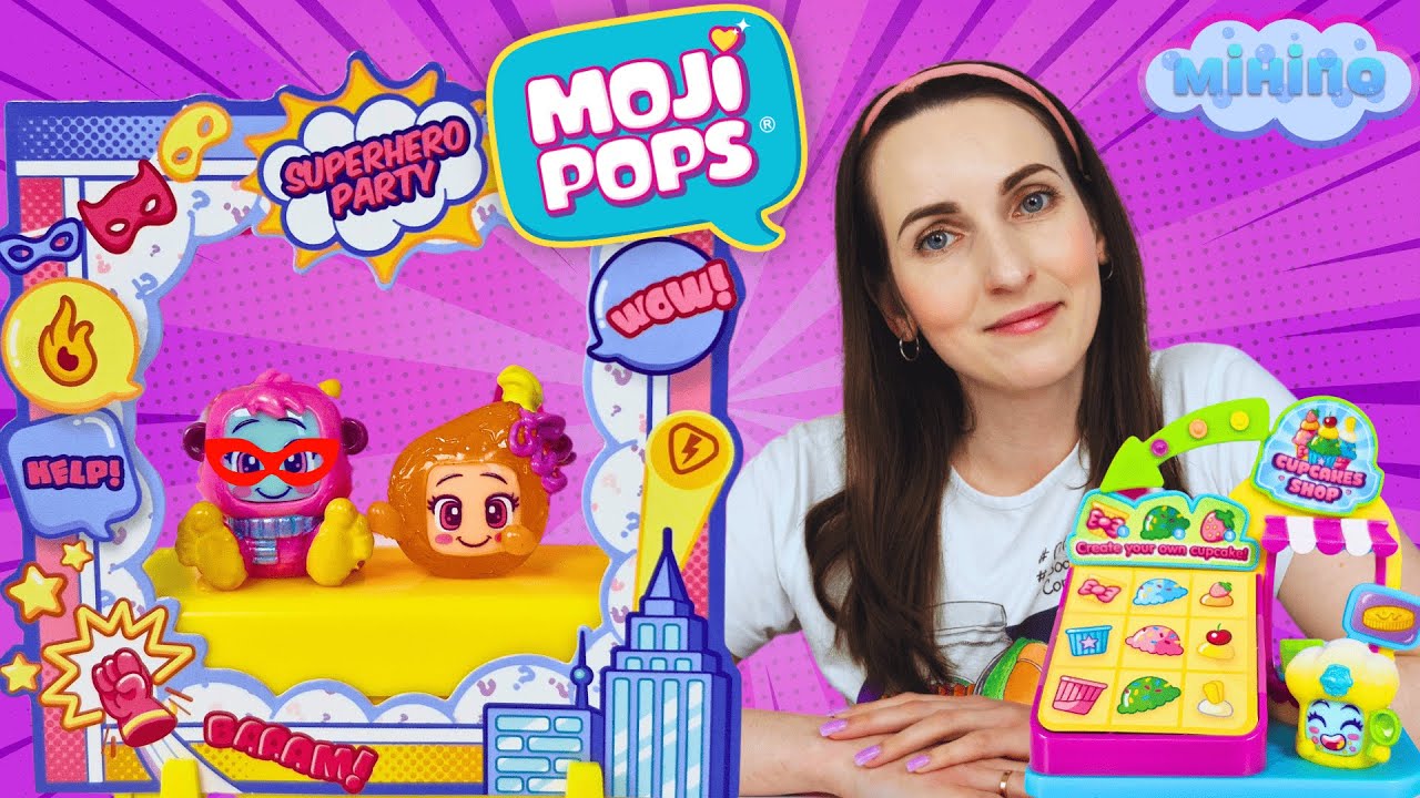 Розпаковка іграшок MOJI POPS українською | Будуємо місто для фігурок