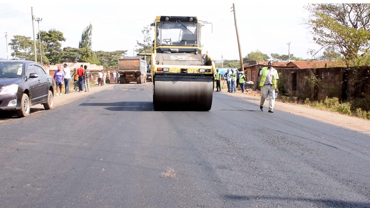 Gatuanyaga, Thika East gets its first stretch of tarmac road since independence