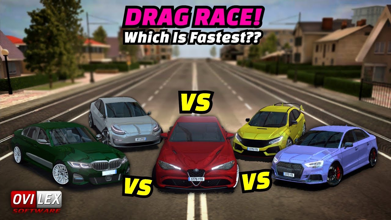 Driving School Sim DRAG RACE! - Small Sedans (Elimination Rounds | Quarter, Semi Finals & Final!)