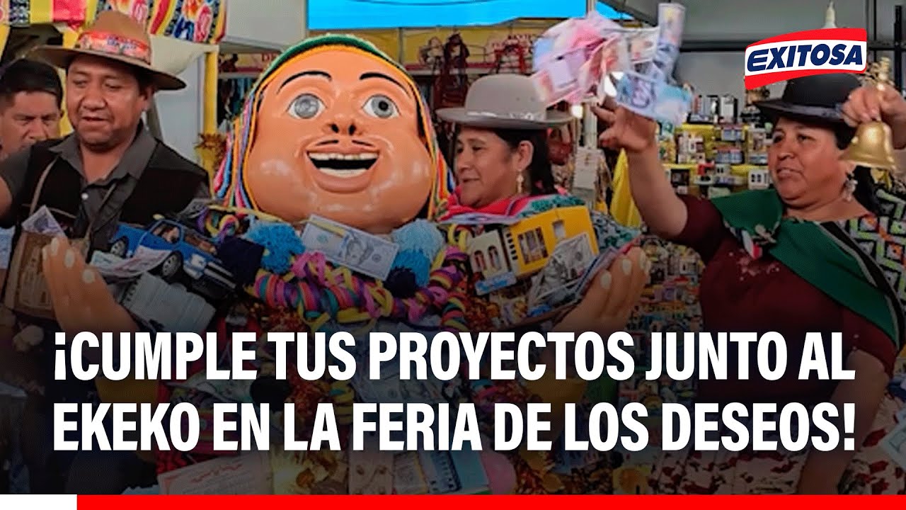 🔴🔵 ¡Cumple tus proyectos junto al ekeko en la feria de los deseos!