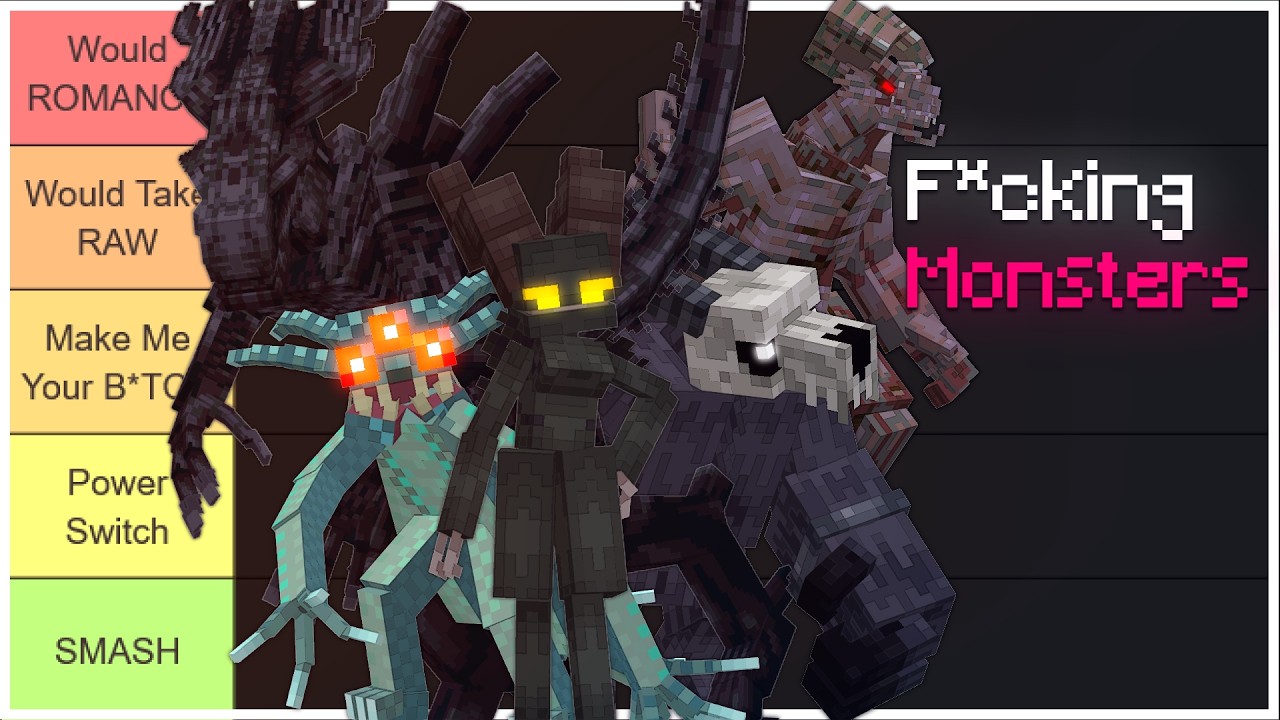 Monster Tierlist: Minecraft Mods Edition