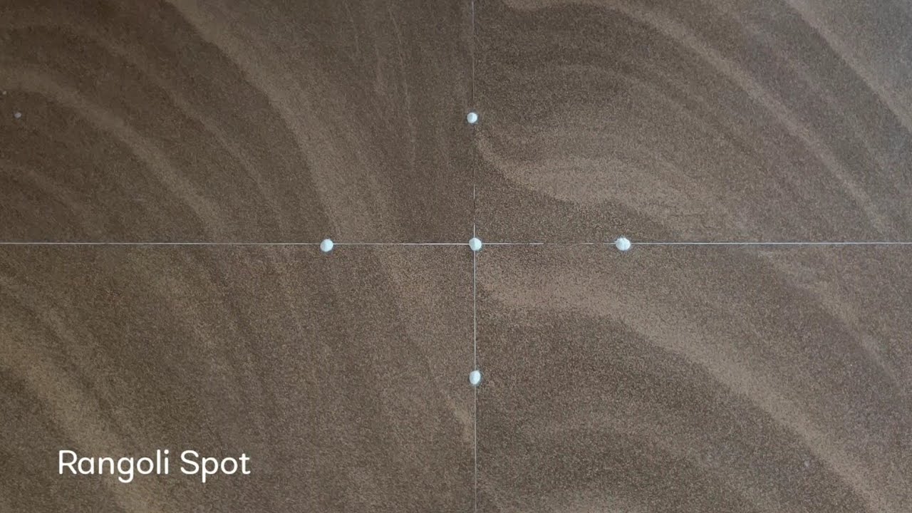 Handy and easy way to draw Rangoli || Rangoli Spot 