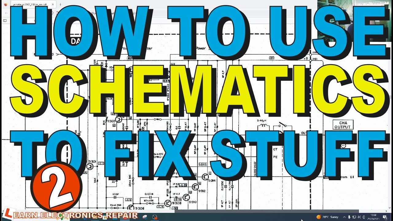 How To Use Schematics To Fix Stuff PART 2 Real Life Example Diagnosing Faults With Schematics