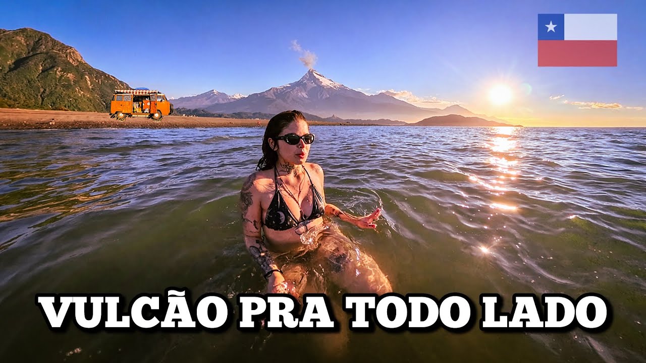 VIVENDO EM UMA PRAIA DO PACÍFICO CERCADA DE VULCÕES | De Kombi
