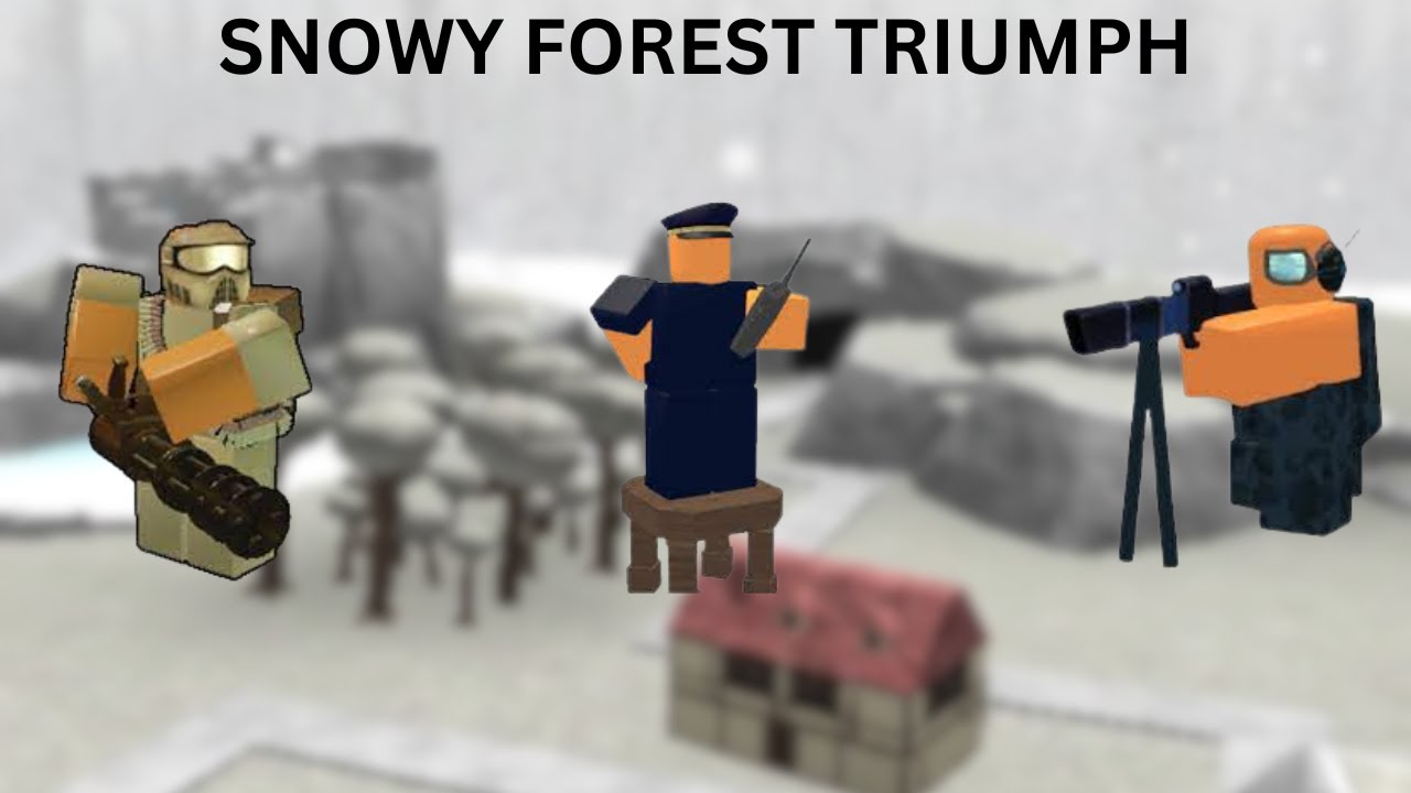 SOLO SNOWY FOREST TRIUMPH│TOWER BATTLES│