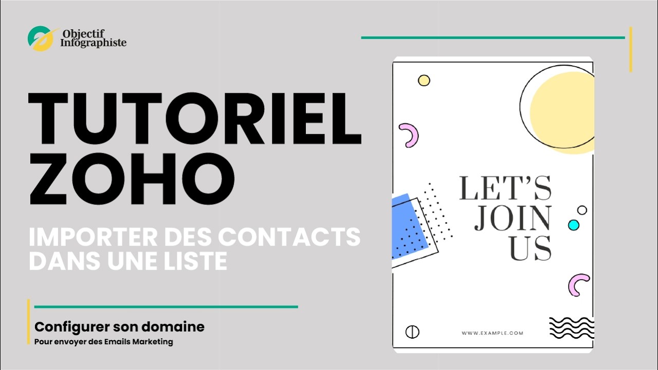 Comment importer des contacts dans Zoho campaign