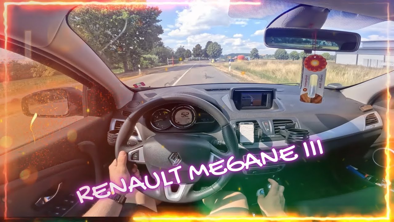 Renault Megane 1.5dCi (81kW) ACCELERATION, ELASTICITY & BRAKES  |0-100| POV Test Drive 4K #23
