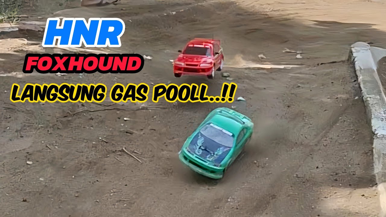 Rally skala 1/10 || HNR FOXHound tinggal jauh pesaingnya dilintasan. !!