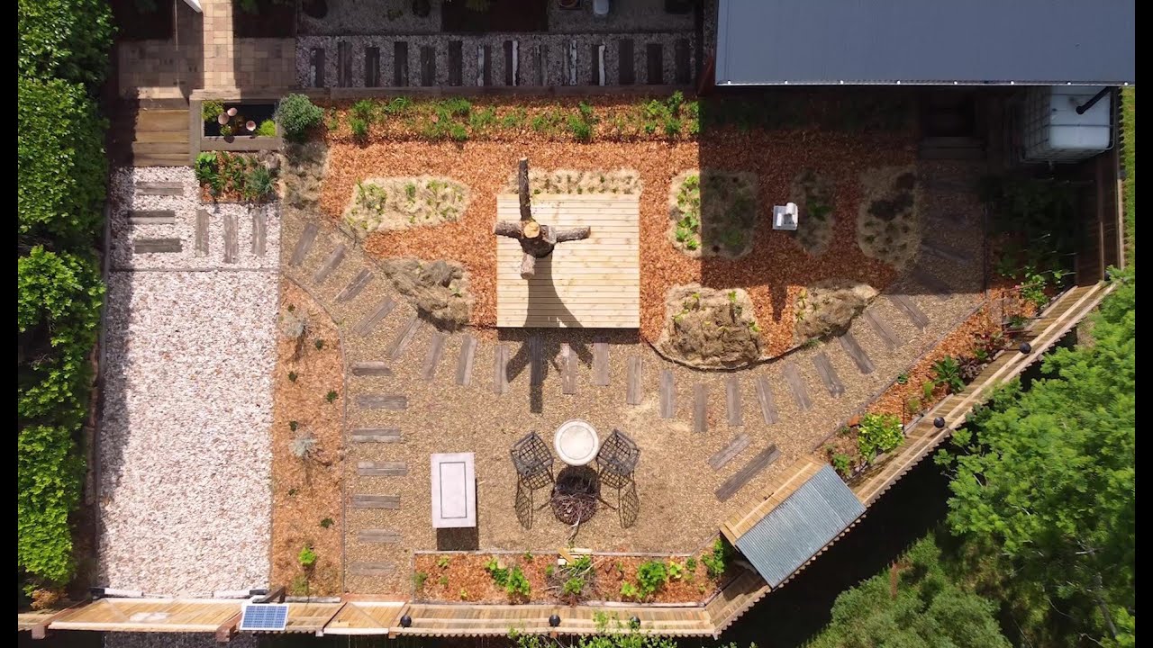 Bron's garden transformation from traditional to regenerative on Tamborine Mountain