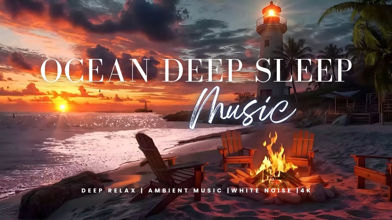 Ocean Breeze for Sleep and Meditation | 3 Hours Peaceful Beach Ambience in 4K