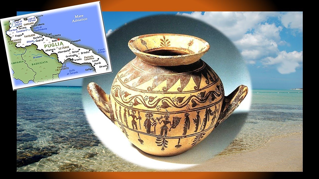 La Puglia e le antiche origini. Forte come ceramica d'oriente