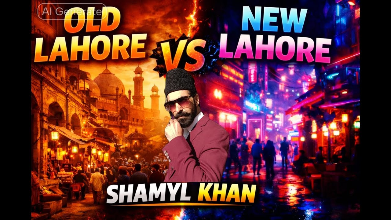 From Androon Shehar to Neon Square | Old Lahore vs New Lahore 🇵🇰✨ | Shamyl Khan