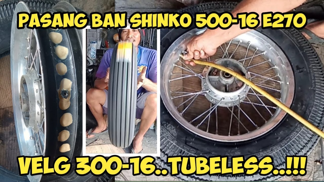 Ban Shinko Super Classic. || Tubeless pake 