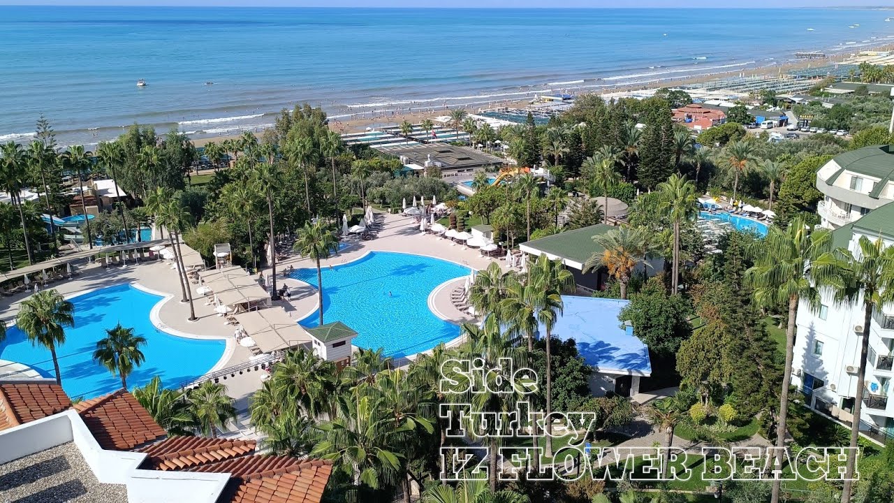 HOTEL IZ FLOWER BEACH🌴DOVOLENÁ V TURECKU/Side Kumkoy