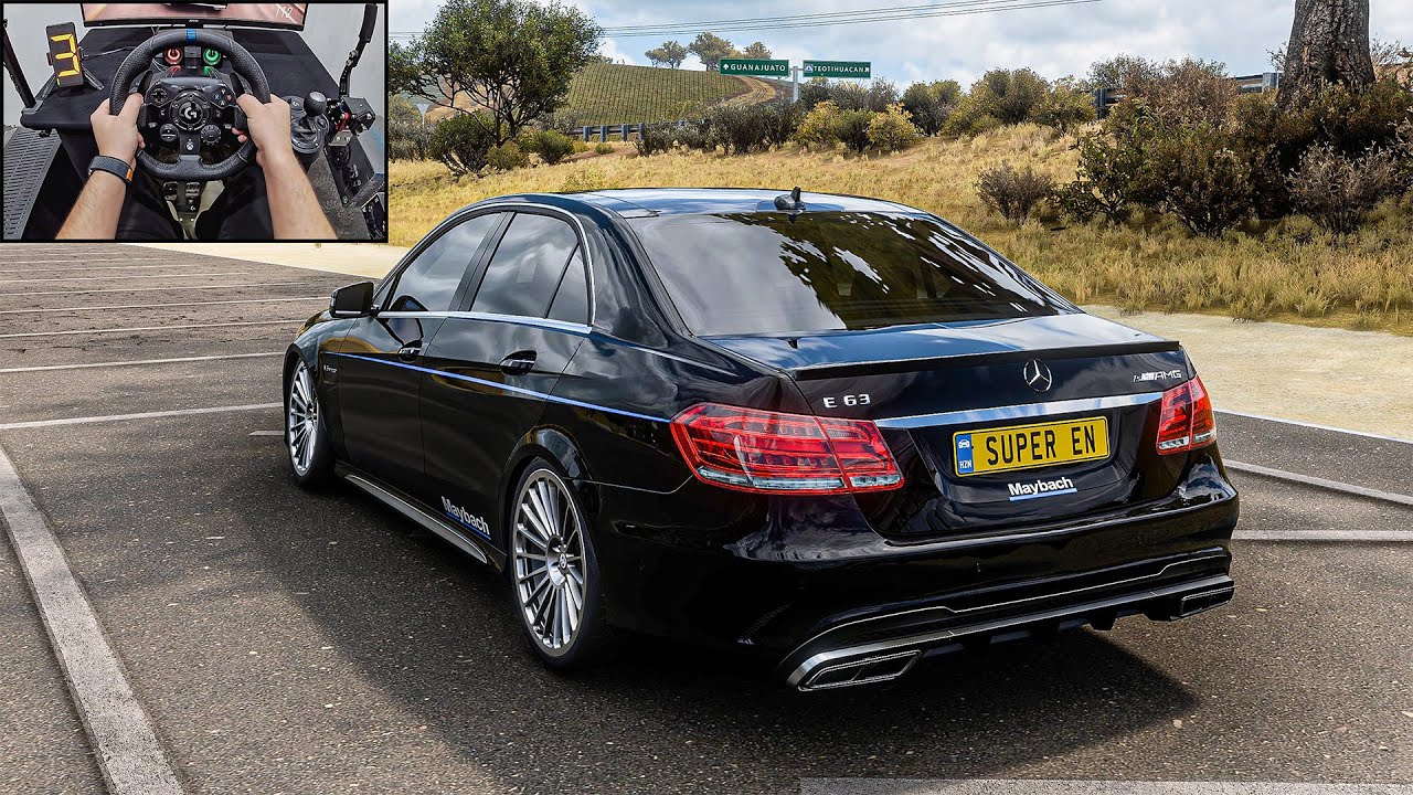 Mercedes-Benz E63 AMG - Forza Horizon 5 | Logitech G923 Steering Wheel