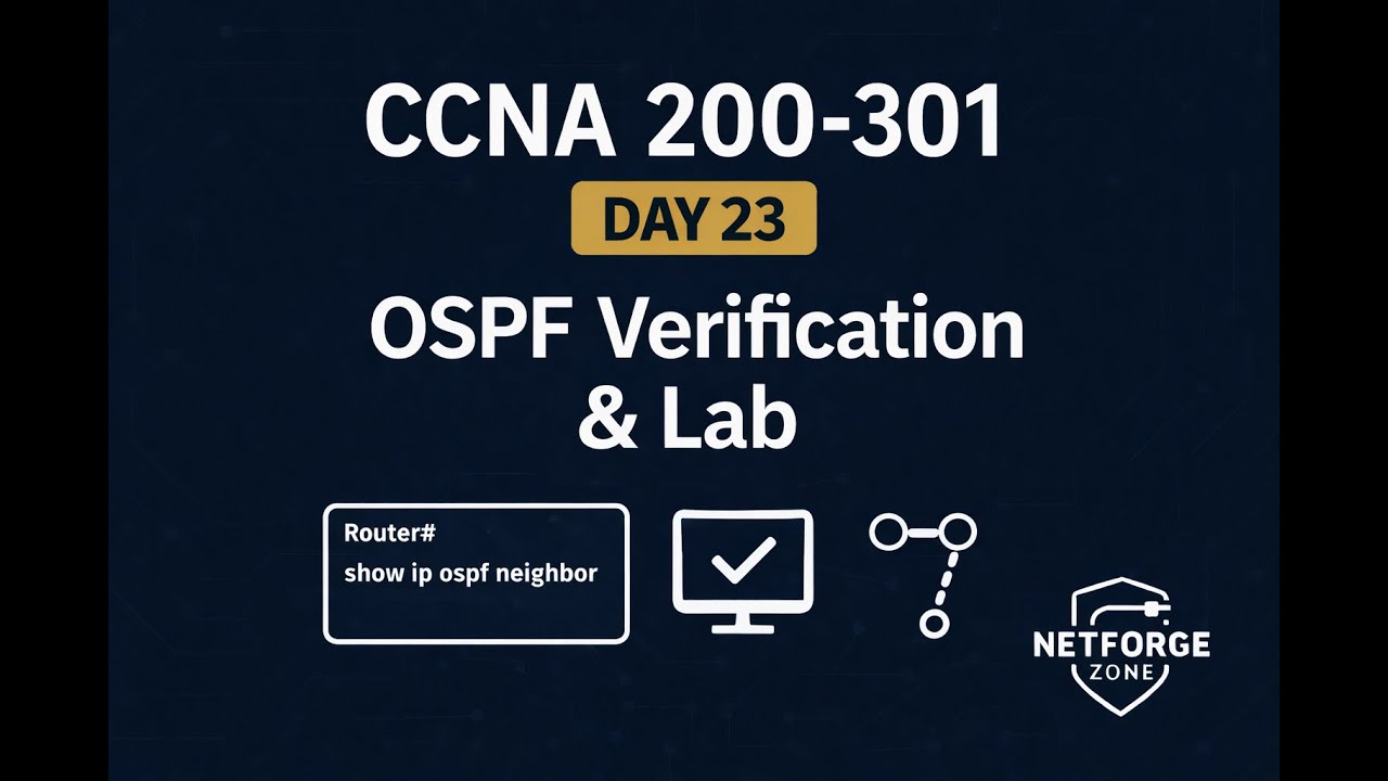 День 23. Лабораторная работа по проверке и устранению неполадок OSPF.