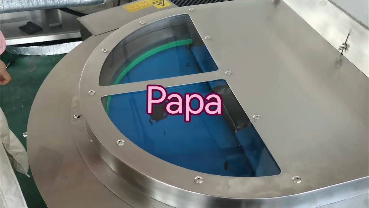 Papa new launched small chocolate enrober machine with 10 meter cooling tunnel