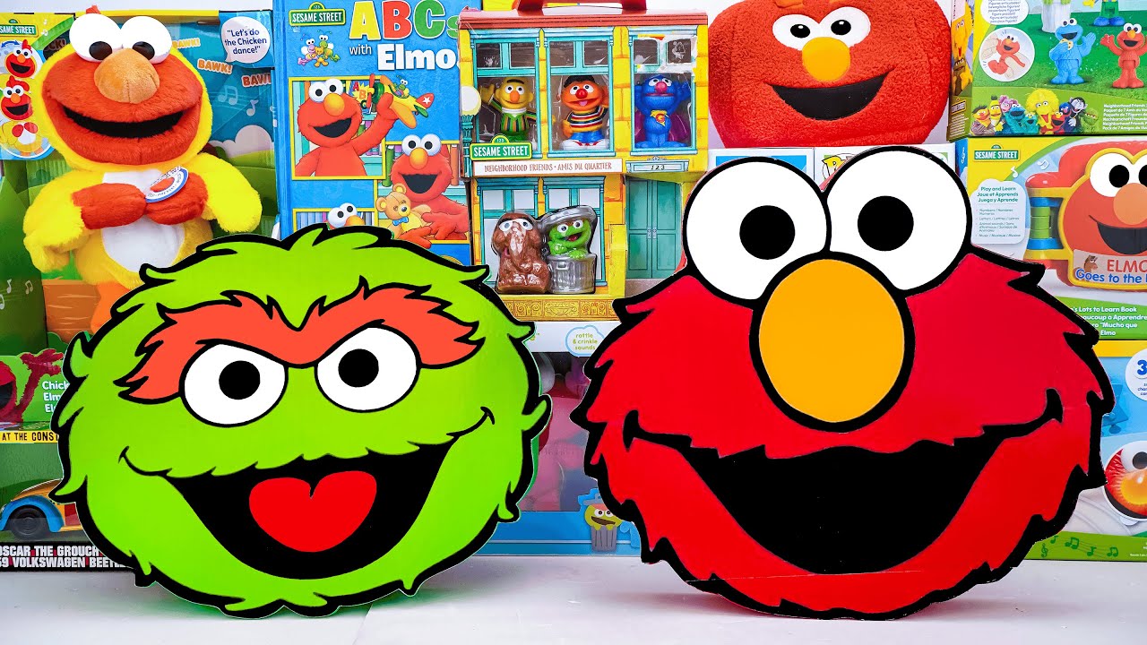 Sesame Street Toys Collection Unboxing ASMR | Elmo Mystery Box, Cookie Monster Mystery Box