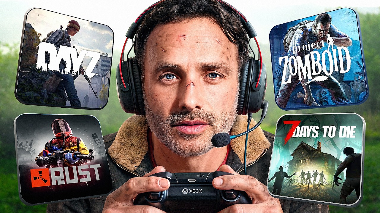 Trying Every Hardcore Survival Game in 1 Day..