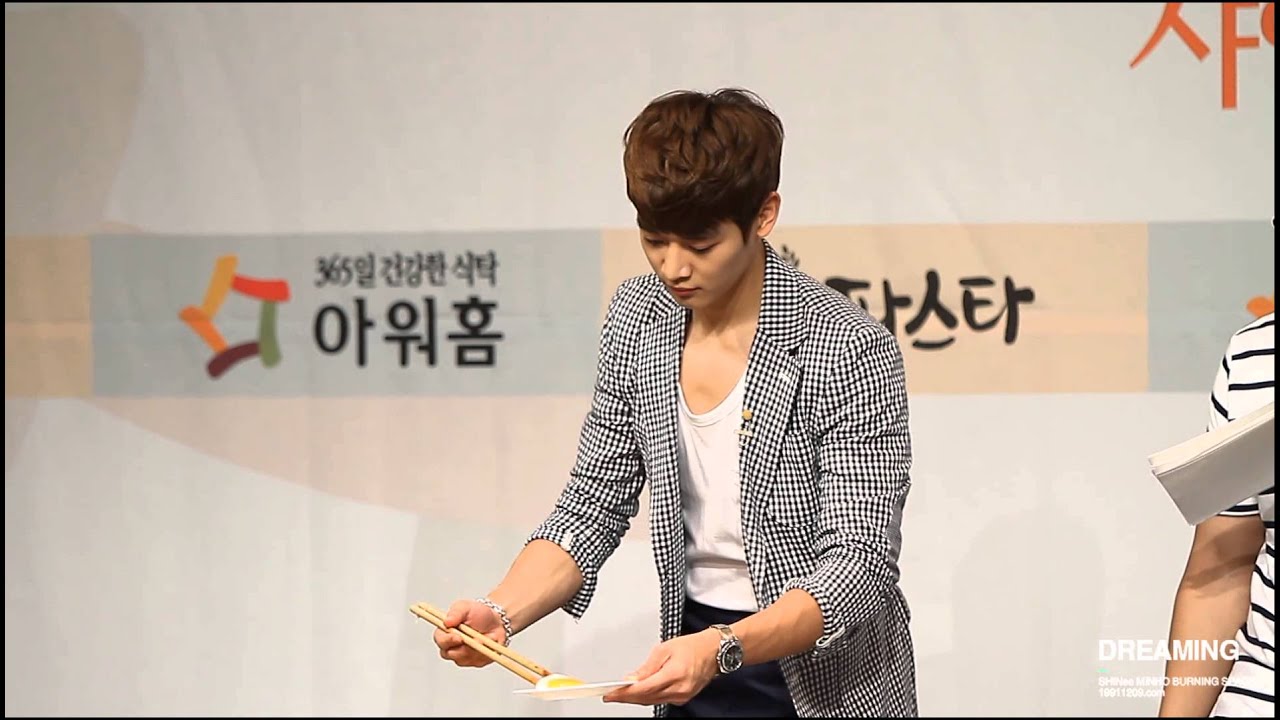 130709 아워홈 팬싸인회 쌀파스타 요리하는 민호 쉐프님