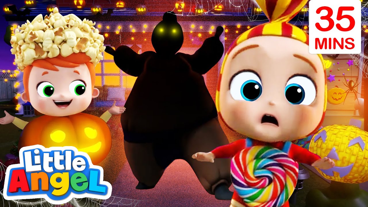 Scary Monsters, Happy Halloween! + More Little Angel Kids Songs & Nursery Rhymes