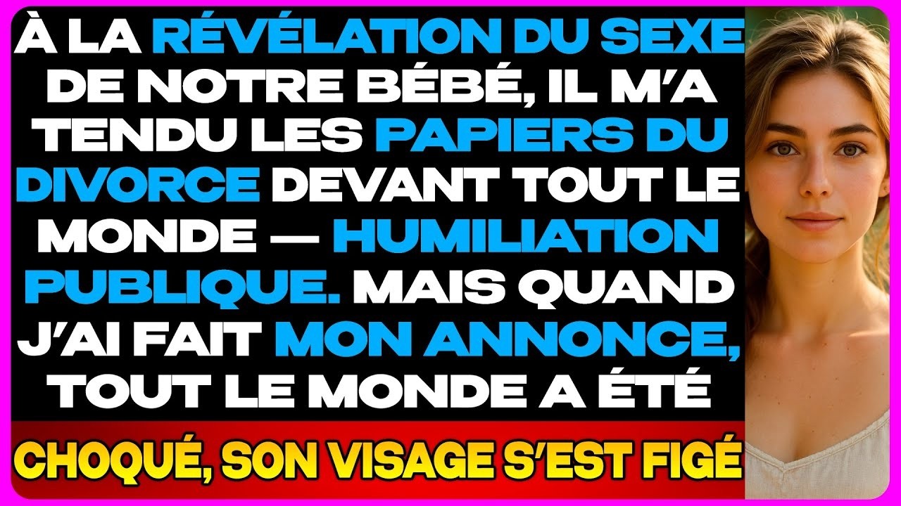 Il M’a Donné Les Papiers Du Divorce Lors De La Gender Reveal… Mon Annonce L’a Détruit Devant Tous