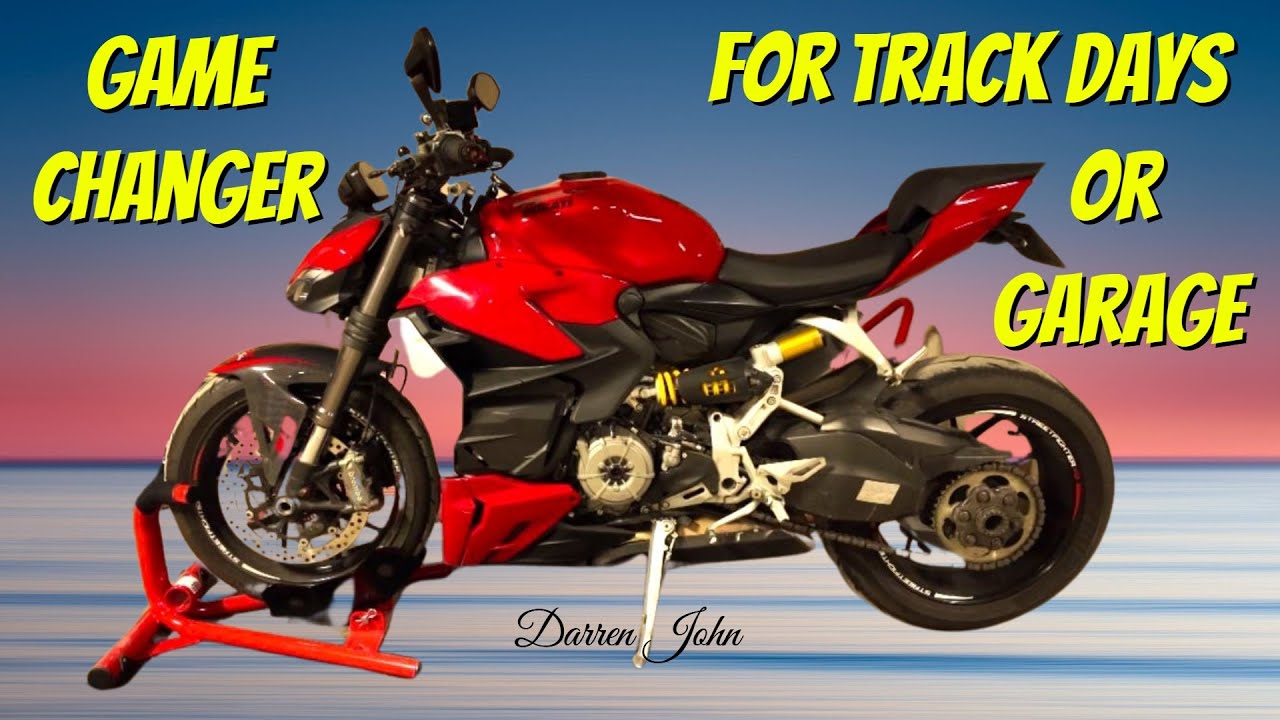 Amazing Universal Motorbike Stand by Biker Tidy