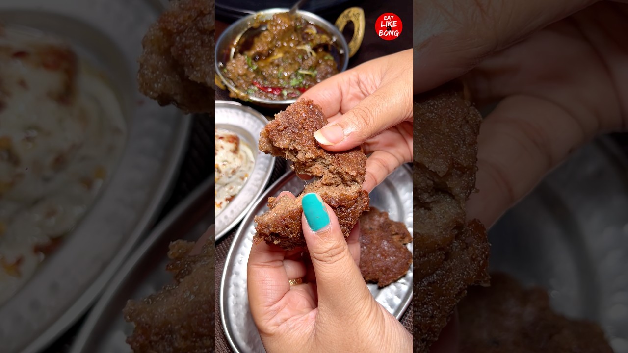 Softest Mutton Galouti Kebab in Kolkata 🤤 #ytshorts #minivlog #food #mutton #kolkata #kebab