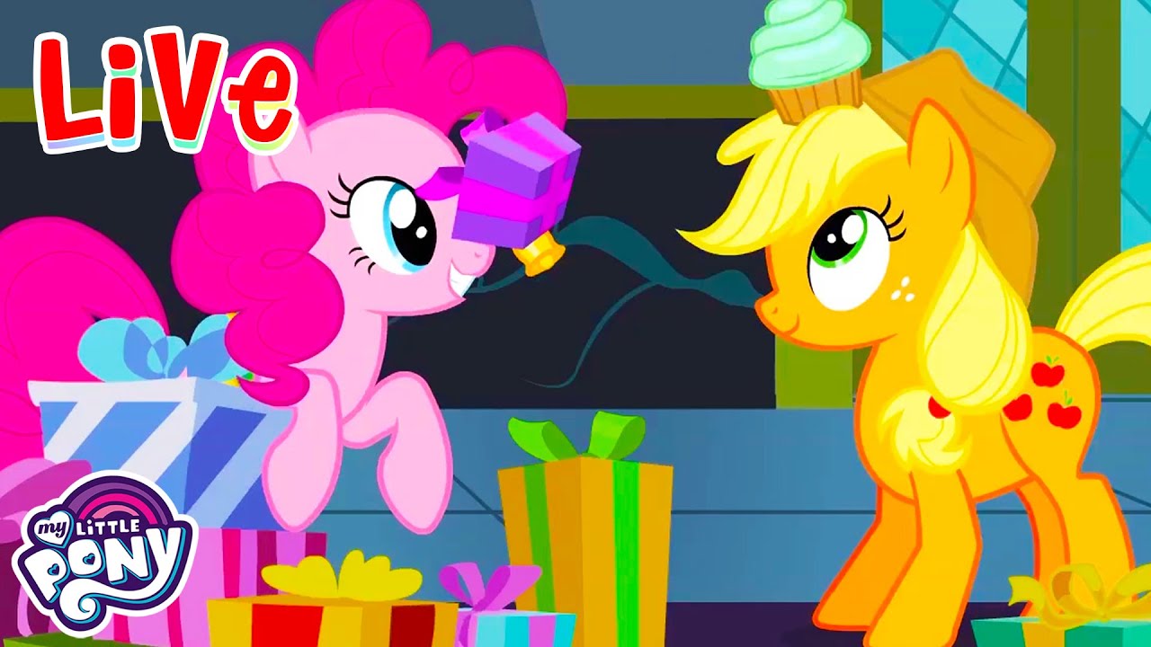 🔴 LIVE | Christmas Episodes! 🎄✨ My Little Pony Friendship Is Magic 🦄 Children's Cartoon 💖 MLP FIM
