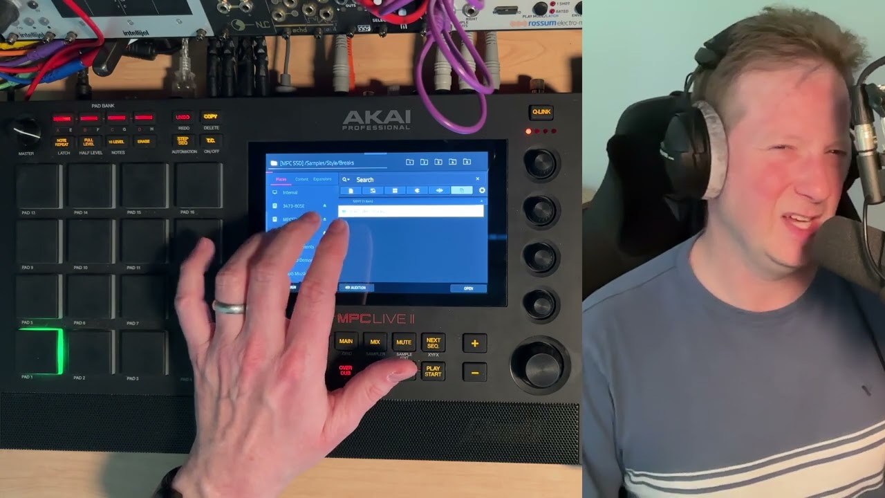 MPC Live — пулы образцов и управление образцами