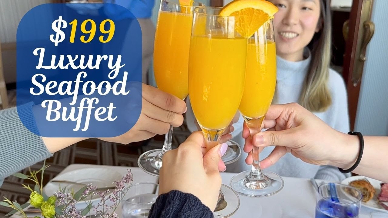 All You Can Eat SEAFOOD BUFFET! Fine Dining Weekend Brunch | Navio at The Ritz-Carlton