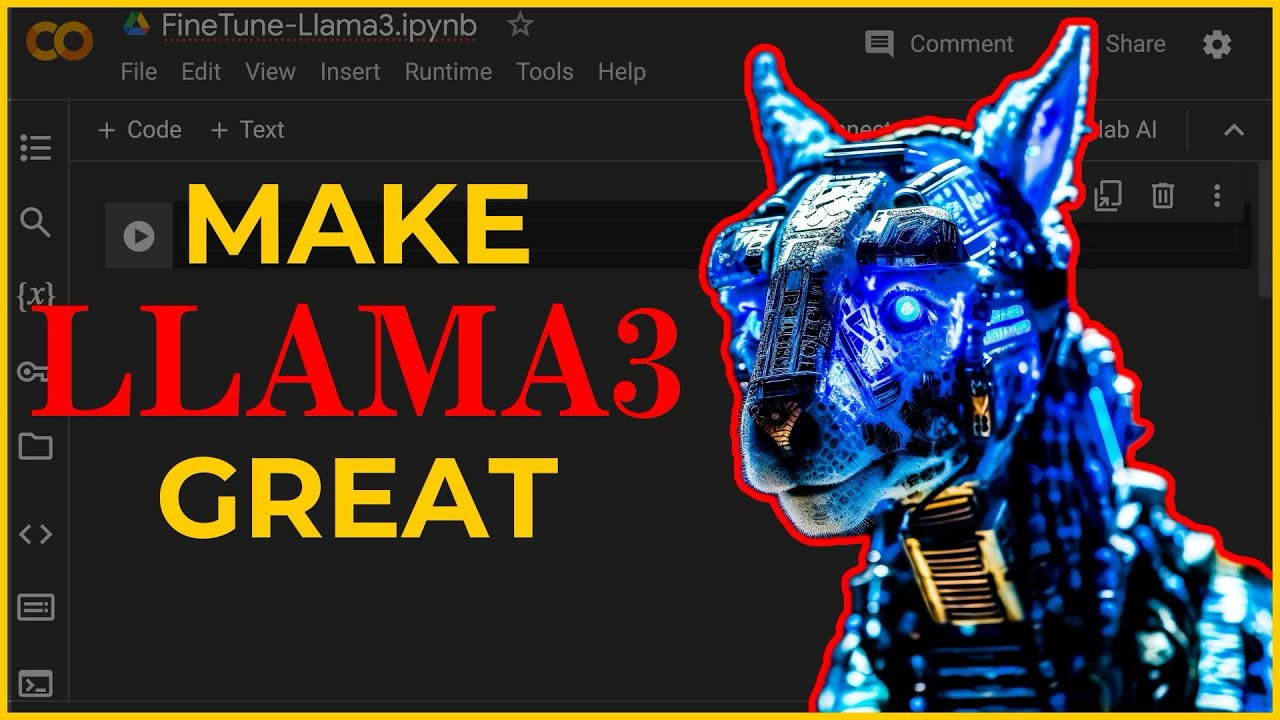 Как бесплатно настроить Llama3-8b в Google Colab