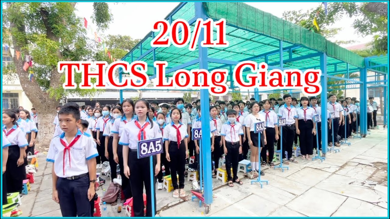 Toàn cảnh ngày 20/11 Trường THCS Long Giang
