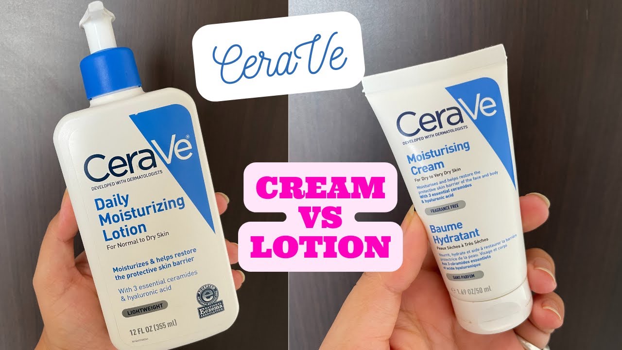 Cerave Moisturizing Cream vs Moisturizing Lotion Review and Indian Dupes